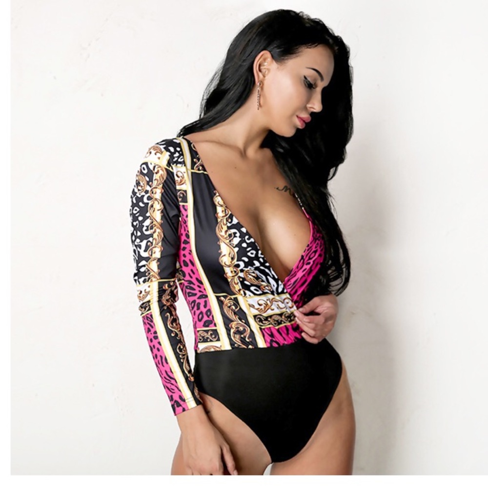 NEW! Silk Vintage Bodysuit - Picture 2 of 8